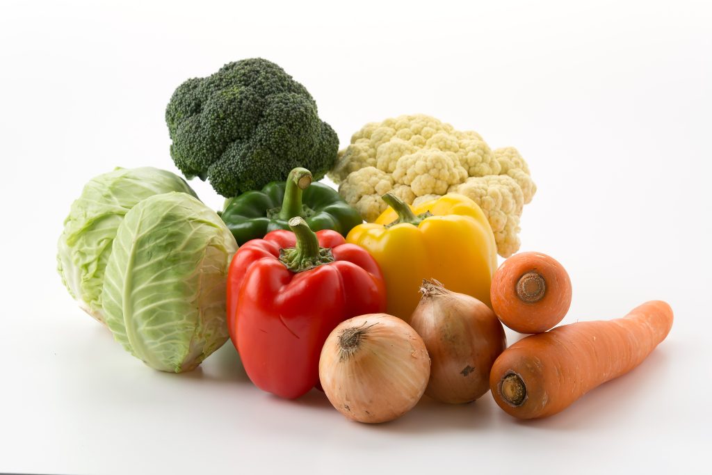 verduras más consumidas y bajas en hidratos de carbono.